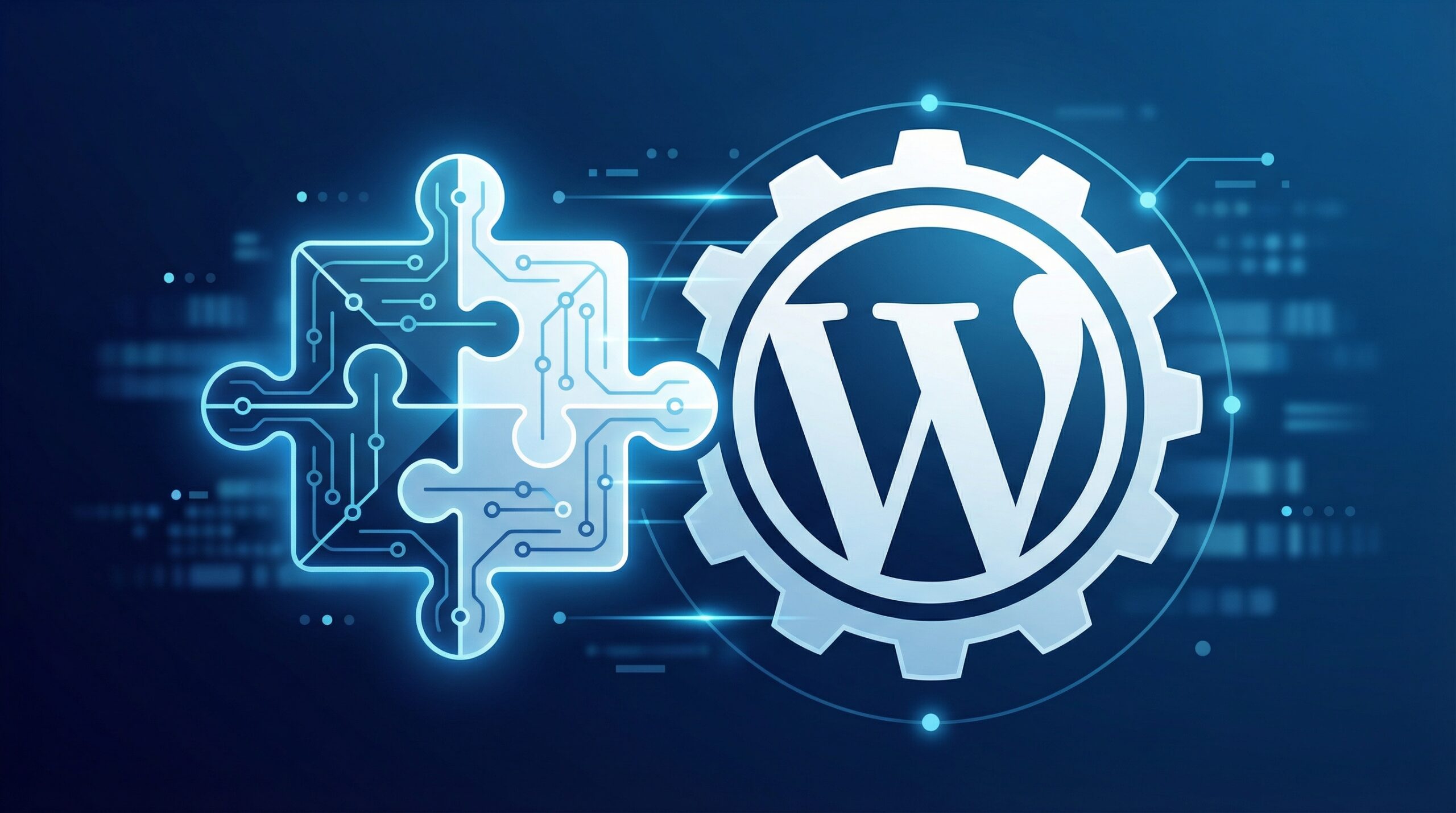 Схематично: модуль плагина подключается к ядру WordPress
