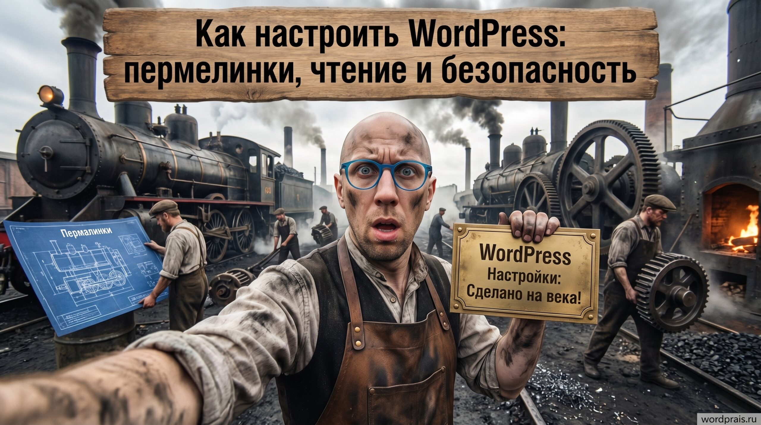 Обложка: как настроить WordPress после установки