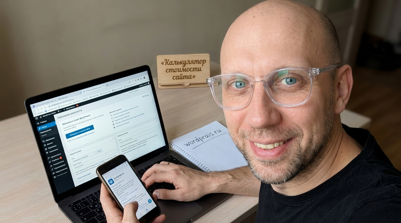 Калькулятор стоимости для сайта на WordPress: честная смета без ложной точности