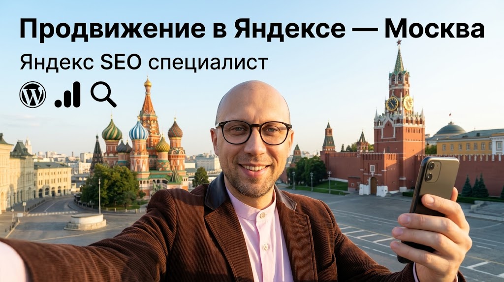 Продвижение сайтов в Яндексе в Москве: локальный GEO, WordPress и рабочий план без выдуманных KPI